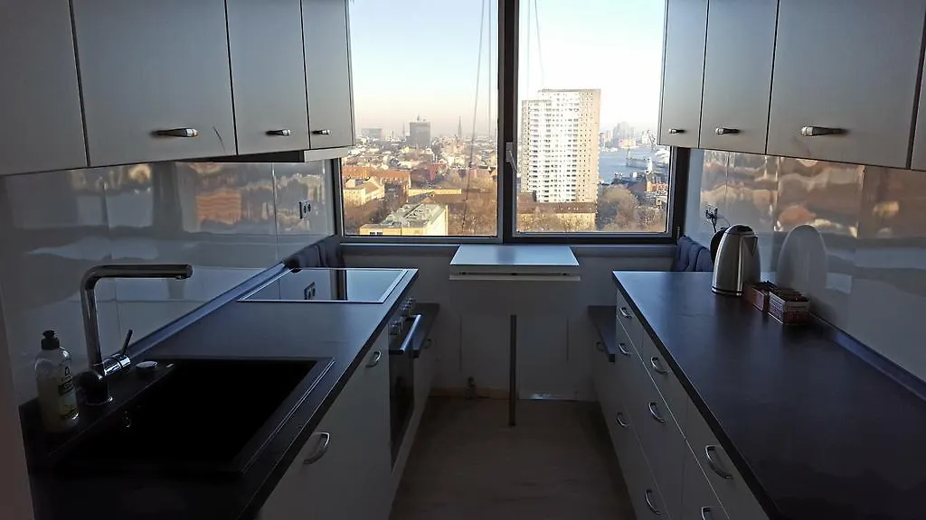 Skyline Riverside Apartment Hamburg