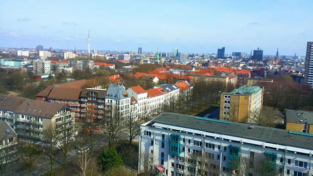 Skyline Riverside Apartment Hamburg Deutschland
